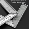 thumbnail image 6 of High Precise Measure Tool Protractor Square Angles Ruler With Ergonomic Designs, 6 of 11