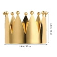 thumbnail image 2 of NICEXMAS Set of 4 Golden Stainless Steel Napkin Table Accessories for Elegant Dining, 2 of 5