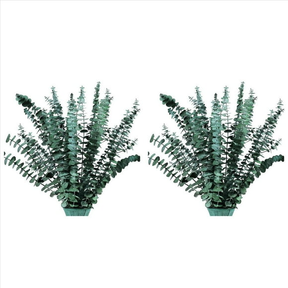 32Pcs-Preserved-Dried-Eucalyptus-Branches, 17in Eucalyptus Plant for Shower, Real Eucalyptus Bunch for Vase Filler,32 x Dried Eucalyptus,Green
