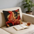 thumbnail image 4 of Uuiauoio Chinese Happy Lunar New Year Spring Festival Throw Pillow Cover, 18 x 18 Inch Year of The Horse Holiday Cushion Case Decoration for Sofa Couch Home Decor, 4 of 6