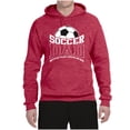 thumbnail image 2 of Wild Bobby, Soccer Dad Better Than a Regular Dad Father's Day Unisex Hoodie Sweatshirt, Vintage Heather Red, X-Large, 2 of 6
