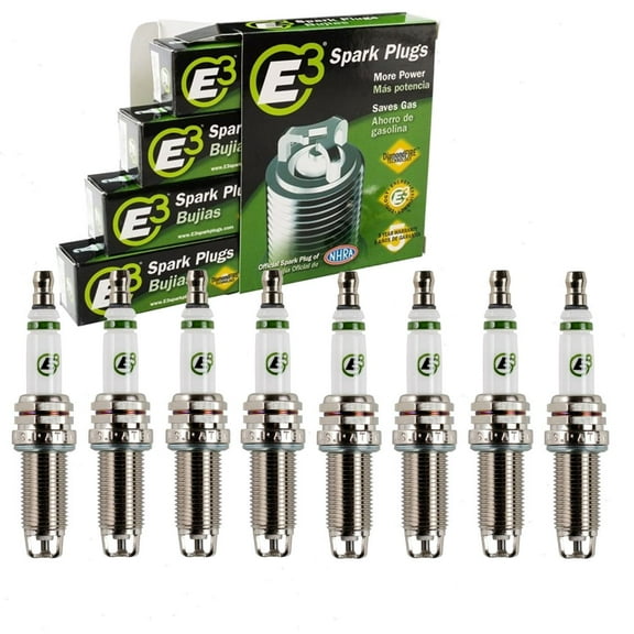 8 pc E3 Spark Plugs compatible with Dodge Dakota 4.7L V8 2008-2010