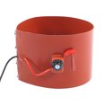 thumbnail image 2 of Calentador de tambor de metal Silicona 200L 1000W 30-150 ℃ 125 mm x 1740 mm Calentador de barril Almohadilla de banda calefactora Enchufe australiano 220 V, 2 of 5
