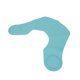 thumbnail image 1 of Hair Dyeing Shawl, Soft Silicone Easy Store Strong Toughness Hair Salon Cutting Collar  For Barber Shop ANGGREK Azul, 1 of 8