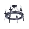 thumbnail image 3 of Craftmade Lighting - Larrson - 6 Light Semi-Flush Mount-Flat Black Finish, 3 of 9
