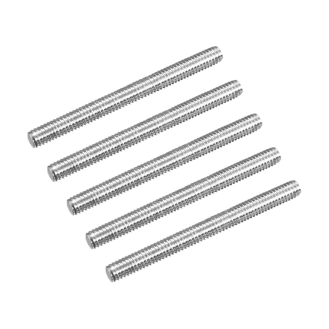 Unique Bargains Tige Entièrement Filetée M4 x 40mm 0,7 Mm Pas de Filetage 304 Acier Inoxydable Tiges Filetées à Droite Barre Goujons 5 Pack
