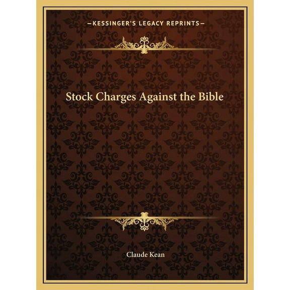 Stock Charges Against the Bible (Paperback)