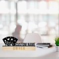 thumbnail image 2 of Handmadetneonsign Owner Casino Metal Nameplate, Owner Casino Desk Name Plate, Casino Desk Nameplate, 2 of 4