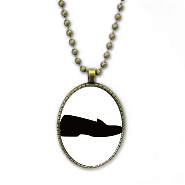 Collar Colgante de Cadena Vintage Unbranded para Hombres Cuero Negro