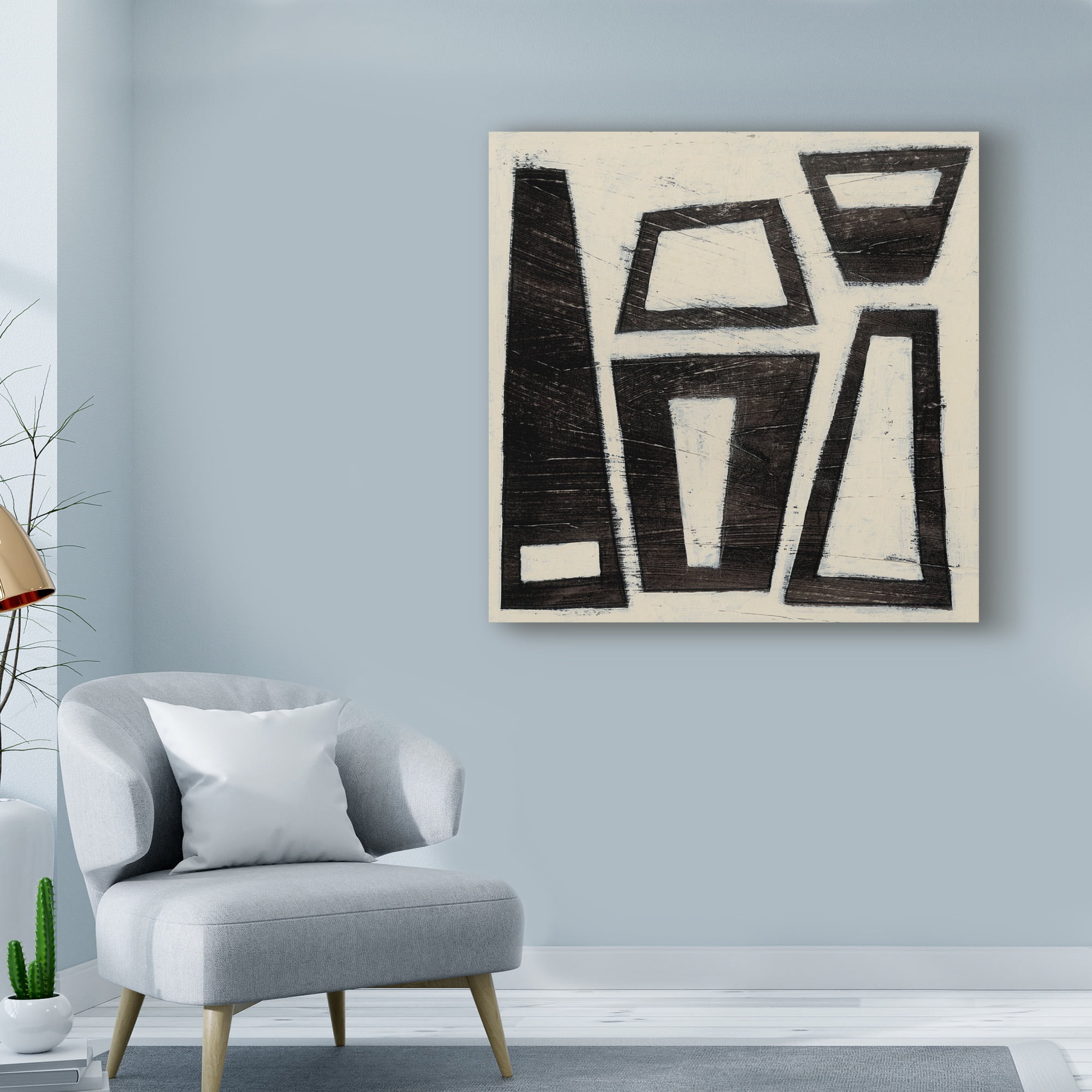 Trademark Fine Art 'Hieroglyph VII' Canvas Art by June Erica Vess