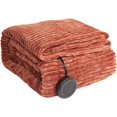 thumbnail image 1 of TEMOGU-Heated Blanket Twin Size 62"x84",ETL Certification-6 Heating Levels Electric Blanket&1-10 Hour Auto Off,Machine Washable Heating Blanket(RED), 1 of 4