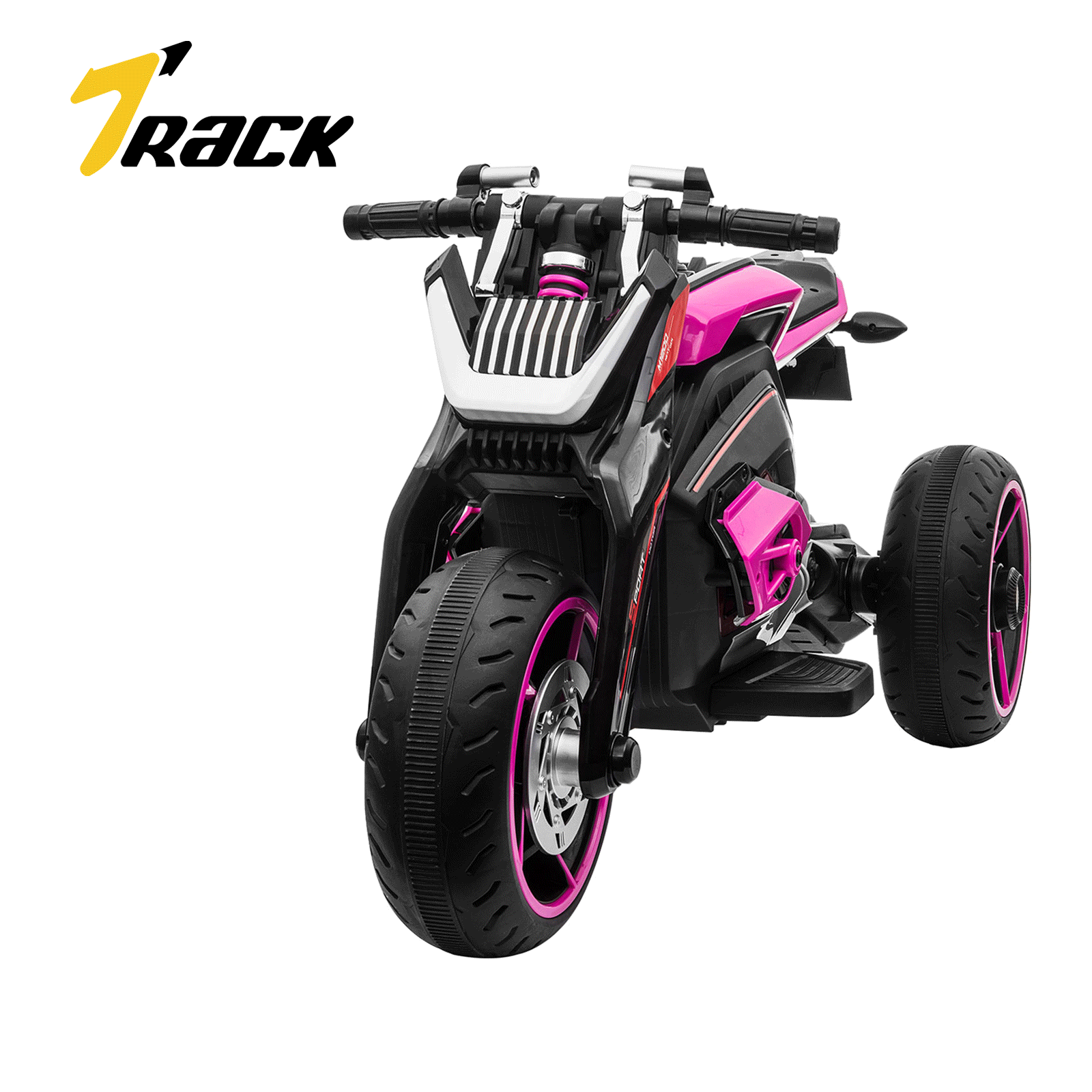 Pink Racing Motorcycle Ride on Car for Kids1-3 Year Old 
