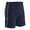 Navy, Navy, White, variant on Champro Sports Header Soccer Shorts, Adult Large, Black, White Trim