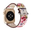 Small Floral Leather Strap Replacement Watch Band For Apple Watch 38mm