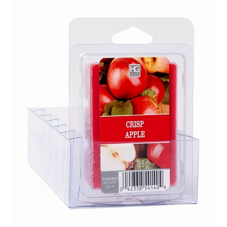 - Hosley 6 Pack of 2.5oz Wax Cubes / Melts - CRISP APPLE W1