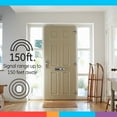 GE Wireless Doorbell Kit, PlugIn, 8 Melodies, 1 Push Button, White