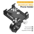 thumbnail image 1 of MobilePhone Holder MobilePhone Navigation Fixed Bracket Bike Handlebar Aluminum Alloy MobilePhone Rack SmartPhone Support, 1 of 7