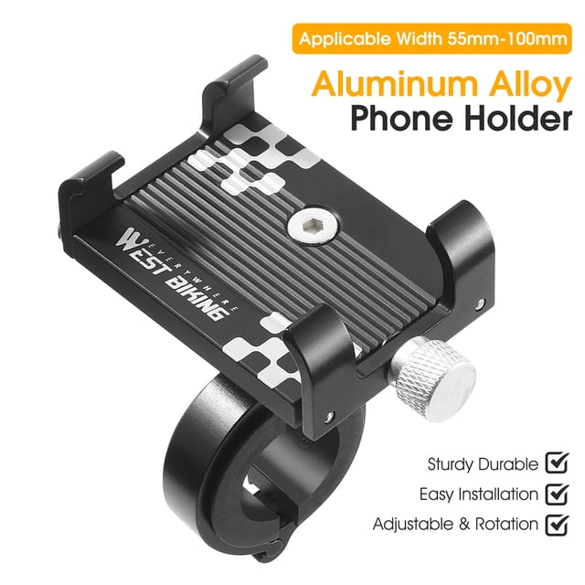 MobilePhone Holder MobilePhone Navigation Fixed Bracket Bike Handlebar Aluminum Alloy MobilePhone Rack SmartPhone Support