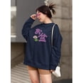 thumbnail image 2 of Obon Festival Japanese  Katakana Sweatshirt Women -Image by Shutterstock, Female 3X-Large, 2 of 4