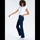 thumbnail image 4 of Leggings de Yoga de Mezclilla Ajustados con Bolsillos y Cintura Alta para Mujer Azul Profundo M, 4 of 7