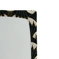 thumbnail image 3 of Ambesonne Geometric Fitted Sheet, Minimalist Stripes Floral, California King, Charcoal Grey Pale Coffee, 3 of 5