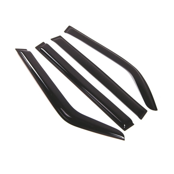 TuningPros Outside Mount Window Visor Deflector Smoke Tinted 4 Pcs Set For 1980-1990 Toyota Land Cruiser