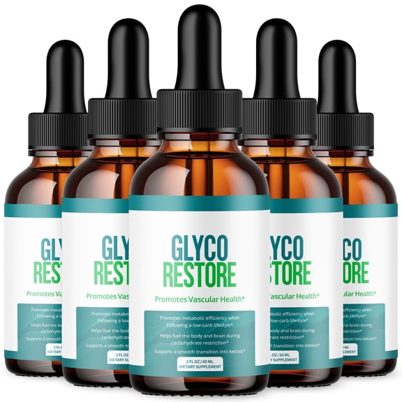 Glyco Restore Advanced Formula Drops Natural Support Supplement GlycoRestore 150 Servings