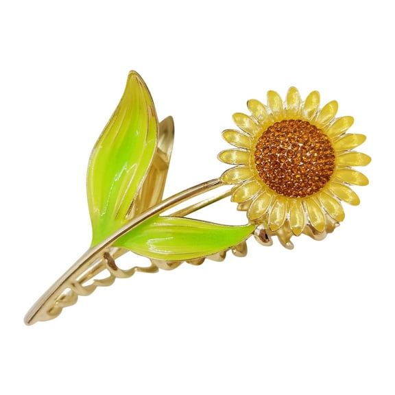 Sunflower Hair Clip Flower Claw Clip Hair Clamp Hair Styling Claw Clip Ponytail Clip