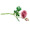 thumbnail image 3 of Kearding Ramo de Camelia Artificial de 2 cabezas simulación hogar jardín decoración boda banquete fiesta DIY Decoración Accesorios Flores artificiales rosa violeta y violeta claro Kearding HA8264-06B, 3 of 6