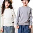 thumbnail image 6 of WRKEKC Boys Long Sleeve Shirts, Girls' Long Sleeve Tees, Boys' and Girls' 3-14 Years Casual Thick Basic T-Shirt Long Sleeve Round Neck Top, 6 of 6
