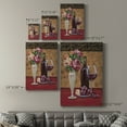 thumbnail image 4 of Vintage Flowers and Wine I Premium Gallery Wrapped Canvas - Ready to Hang, 4 of 9