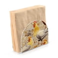 thumbnail image 2 of Chicken Wheet Leaves Napkin Holder for Table Clear Napkin Stand Paper Holder Acrylic Organizer Dispenser Napkins for Dinner Kitchen Restaurant Room, 2 of 8