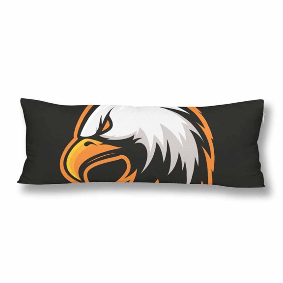 MKHERT Anima Bald Eagle Head Body Pillow Pillowcase Pillow Protector Cushion Cover 20x60 Inch
