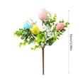 thumbnail image 3 of Clearance Under $5!Yyuenw Artificial Easter Spray Vine with Pastel Easter Eggs and Berries pring Floral Picks Easter Stems for Spring Party Flower Arrangement Wreath Deco, 3 of 5