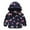 Dark Blue, variant on Odeerbi Toddler Baby Girls Boys 2025 Fashion Long Sleeved Coat Printed Hooded Jacket Suit