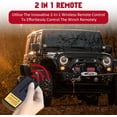 thumbnail image 4 of Yesurprise 13800lbs 6.5hp Electric Winch Waterproof IP67 78ft Red Synthetic Rope Truck Winch with Wireless Handheld Remote 12V Power Winch Winch for Towing UTV Off Road Vehicle, 4 of 8