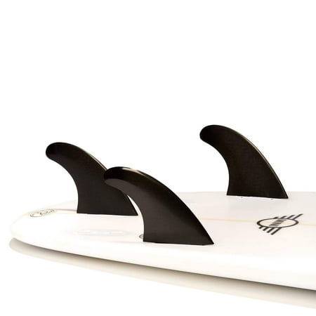 dorsal performance flexrez surf thruster surfboard fins (3) fcs compatible glass (Best Surf Fins For Small Waves)