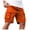 Orange, variant on Zshosam Mens Shorts Casual Mens Casual Comfy Soft Linen Cotton Drawstring Active Sport Running Hiking Walk Shorts (Grey,L)