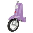 thumbnail image 3 of Razor Pocket Mod Euro 24V Electric Kids Ride On Retro Scooter, Purple (2 Pack), 3 of 6