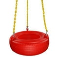 thumbnail image 3 of Swing Set Stuff Inc. Plastic Tire Swing with Coated Chain (Pink), 3 of 7