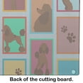 thumbnail image 5 of Lots of Chocolate Standard Poodle Glass Cutting Board Large 12 in x 15 in, 5 of 5