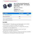 thumbnail image 2 of Rear To Frame Sway Bar Bushing Kit - Compatible with 2007 - 2012 Hyundai Elantra Sedan 2008 2009 2010 2011, 2 of 2