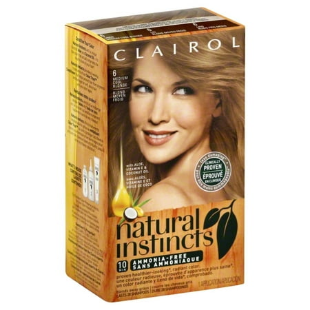 Clairol Natural Instincts 06 Linen Medium Ash Blonde Non