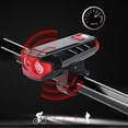 thumbnail image 5 of TUOBARR Solar Powered Usb Rechargeable Led Bicycle Headlight Bike Light Lamp + Horn, 5 of 5