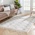 thumbnail image 6 of Well Woven Parna Ivory & Grey Moroccan Tribal Area Rug 5x7 (5'3" x 7'3"), 6 of 8