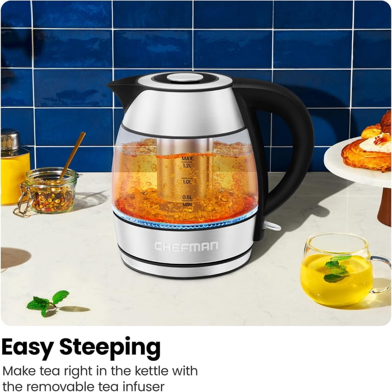 Rapid Boil Electric Tea Kettle With Infuser 1.2L photo 7