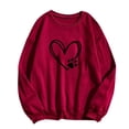 thumbnail image 2 of Amzcrzy Sweat-Shirt pour Femmes, Col Rond, Imprimé pour Pâques, Manches Longues, Sans Capuche, Chandail-Over, Chandail en Molleton pour Femmes, G, 2 of 3