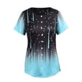 thumbnail image 3 of Gvmfive Women Gradient Color Short Sleeve T Shirt Casual Tunic Tops Blouse, 3 of 8