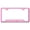 Pink, variant on Cadilac Escalade Laser Etched Logo Cut-Out License Plate Frame (Pink)