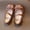 Brown, variant on FSYBOA Girls Dress Shoes Size 1(Big Kids), Hook and Loop Strap Soft Soled Casual School Uniform Kids Party Shoes Black